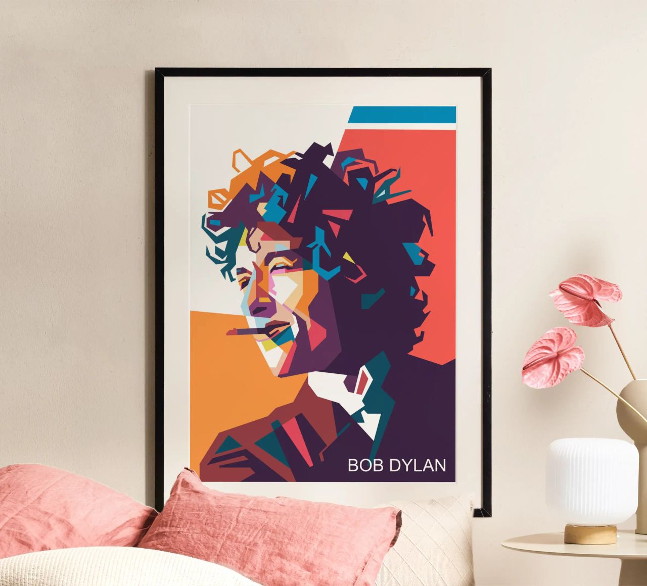 Bob Dylan kunst poster van Hantamrata
