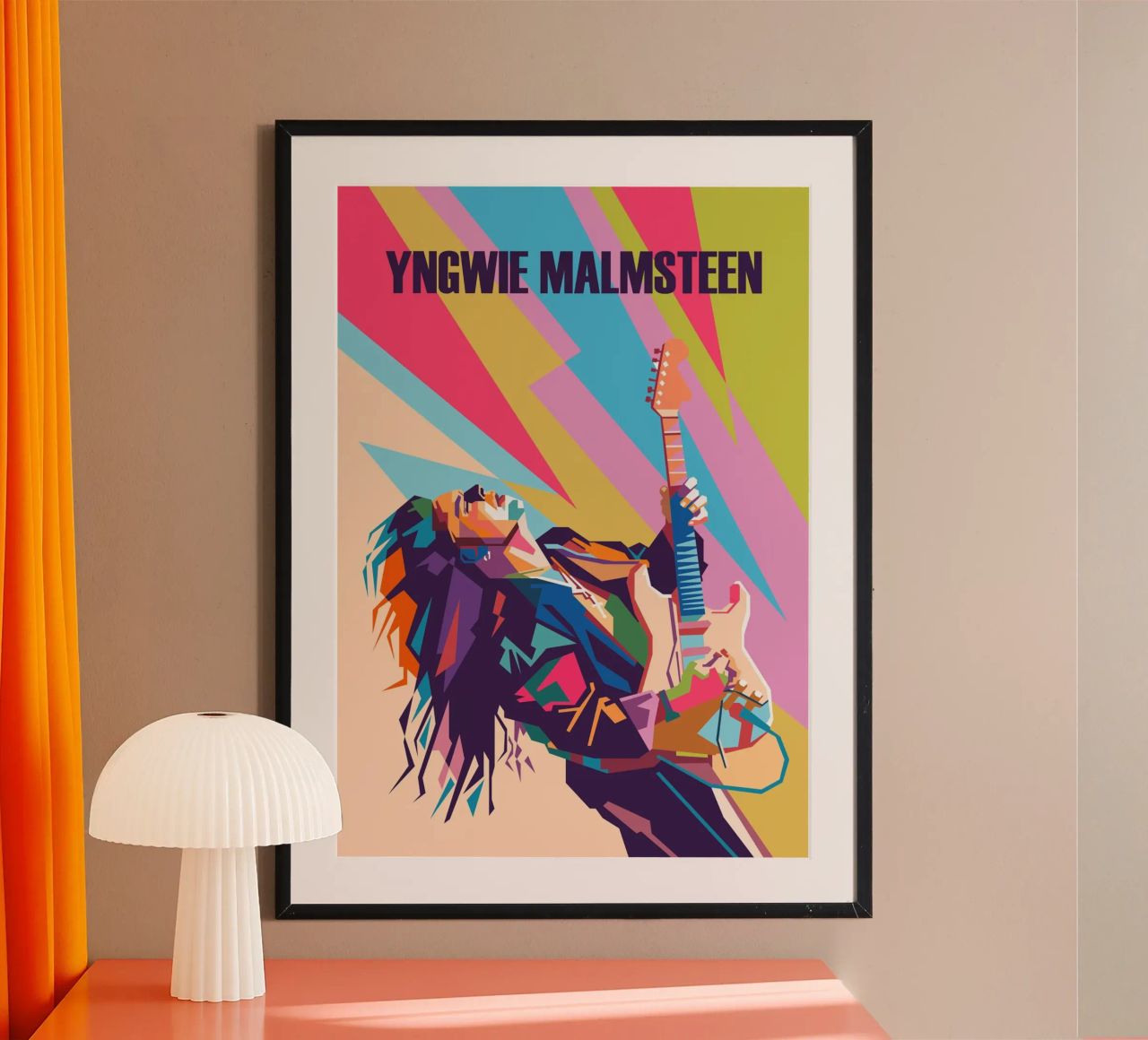 Yngwie Malmsteen the legend poster by Hantamrata