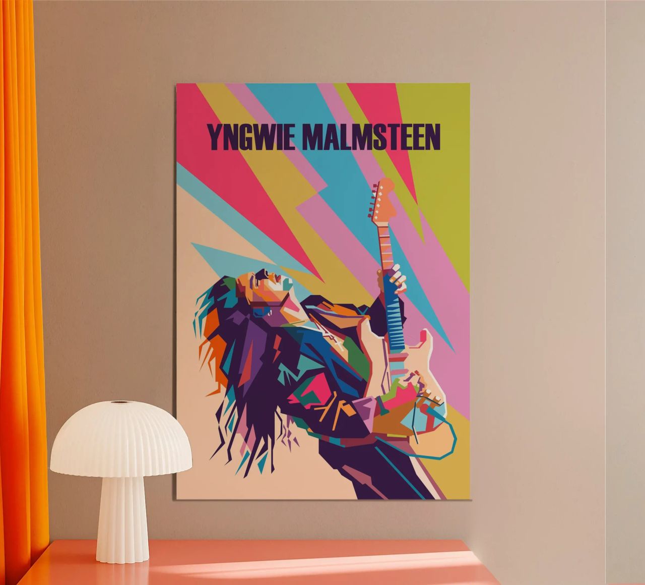 Yngwie Malmsteen the legend poster by Hantamrata