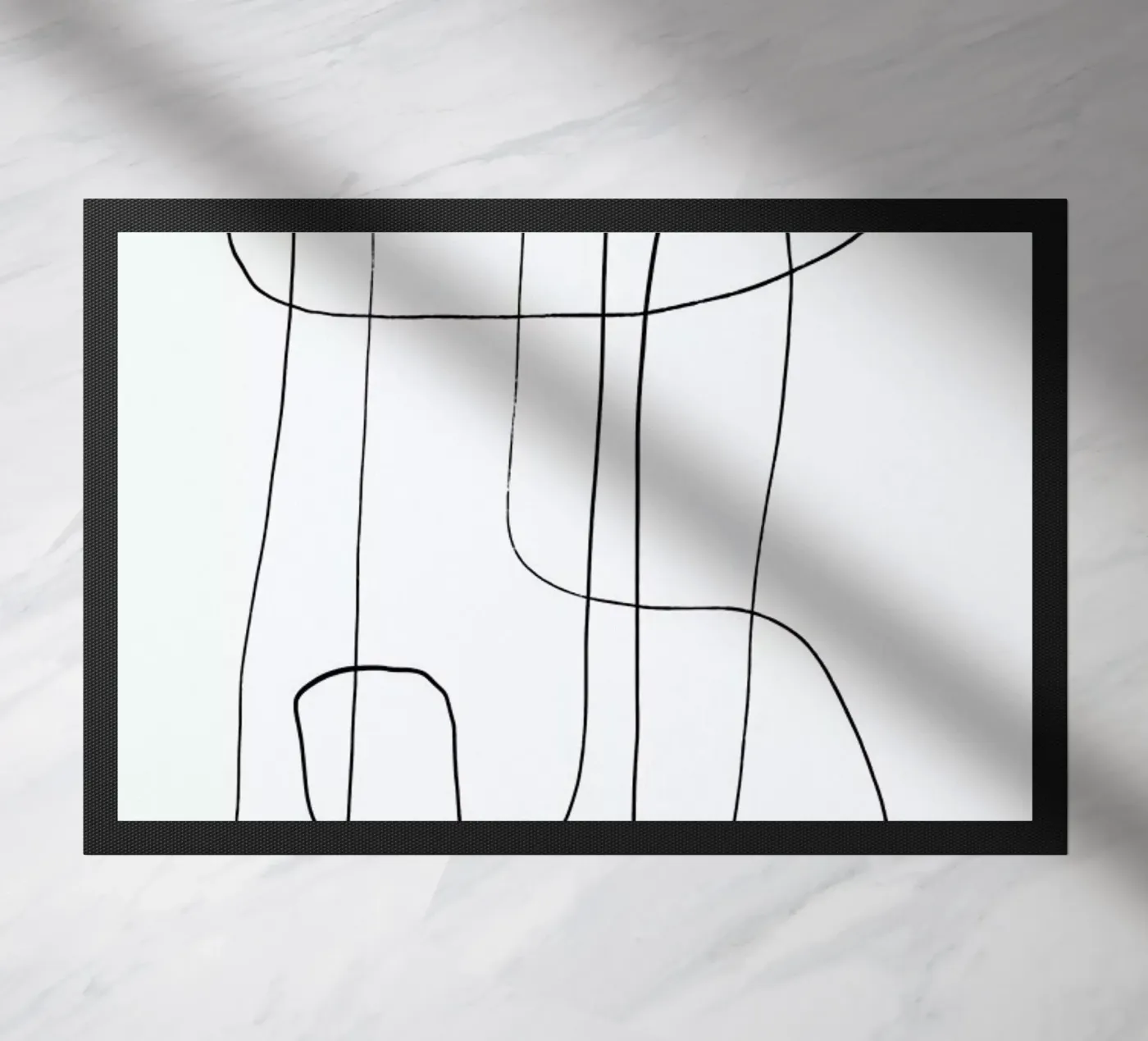 Traced doormat by Graphite