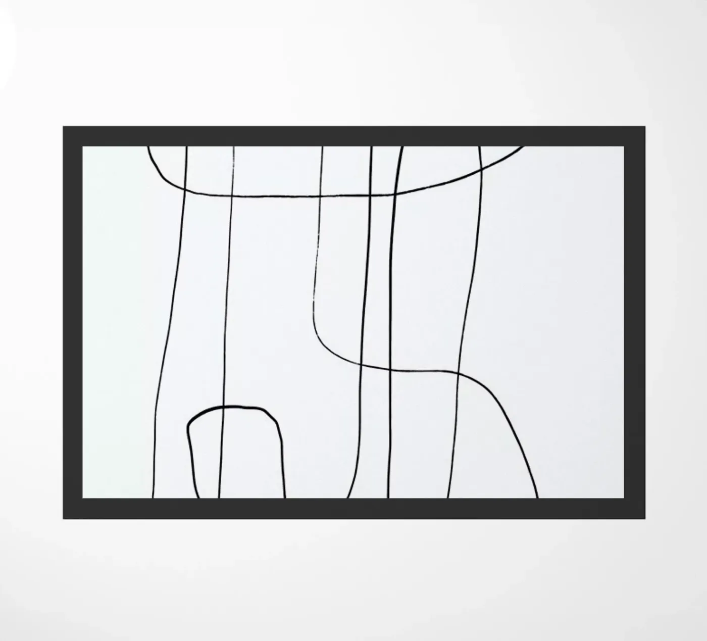 Traced doormat by Graphite