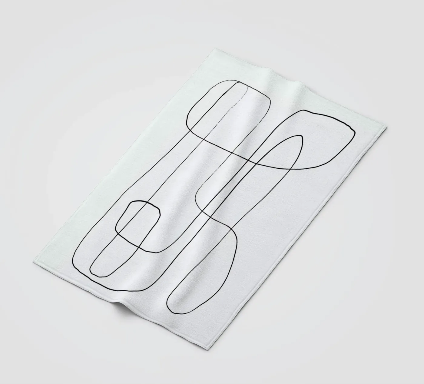 Traced Fleecedecke von Graphite