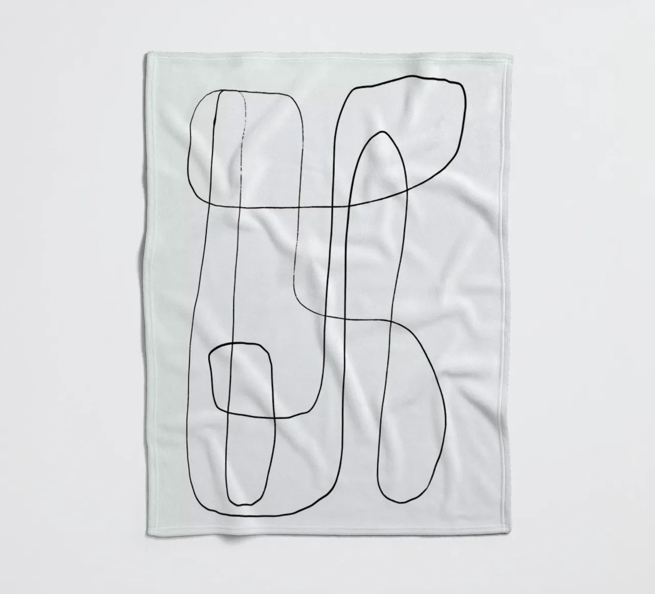 Traced Fleecedecke von Graphite