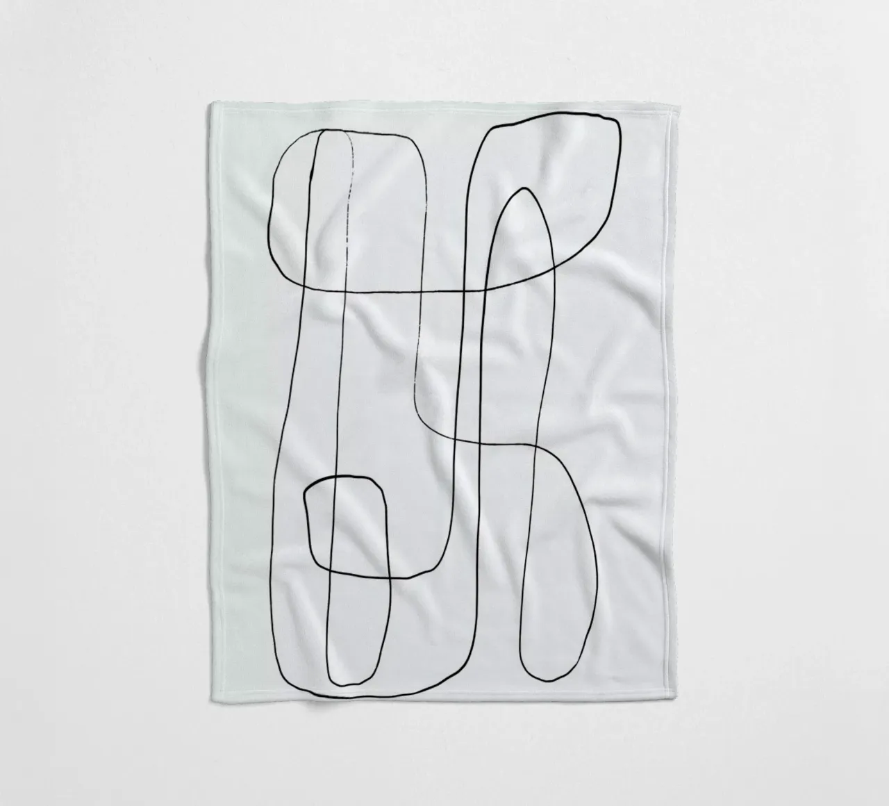 Traced Fleecedecke von Graphite