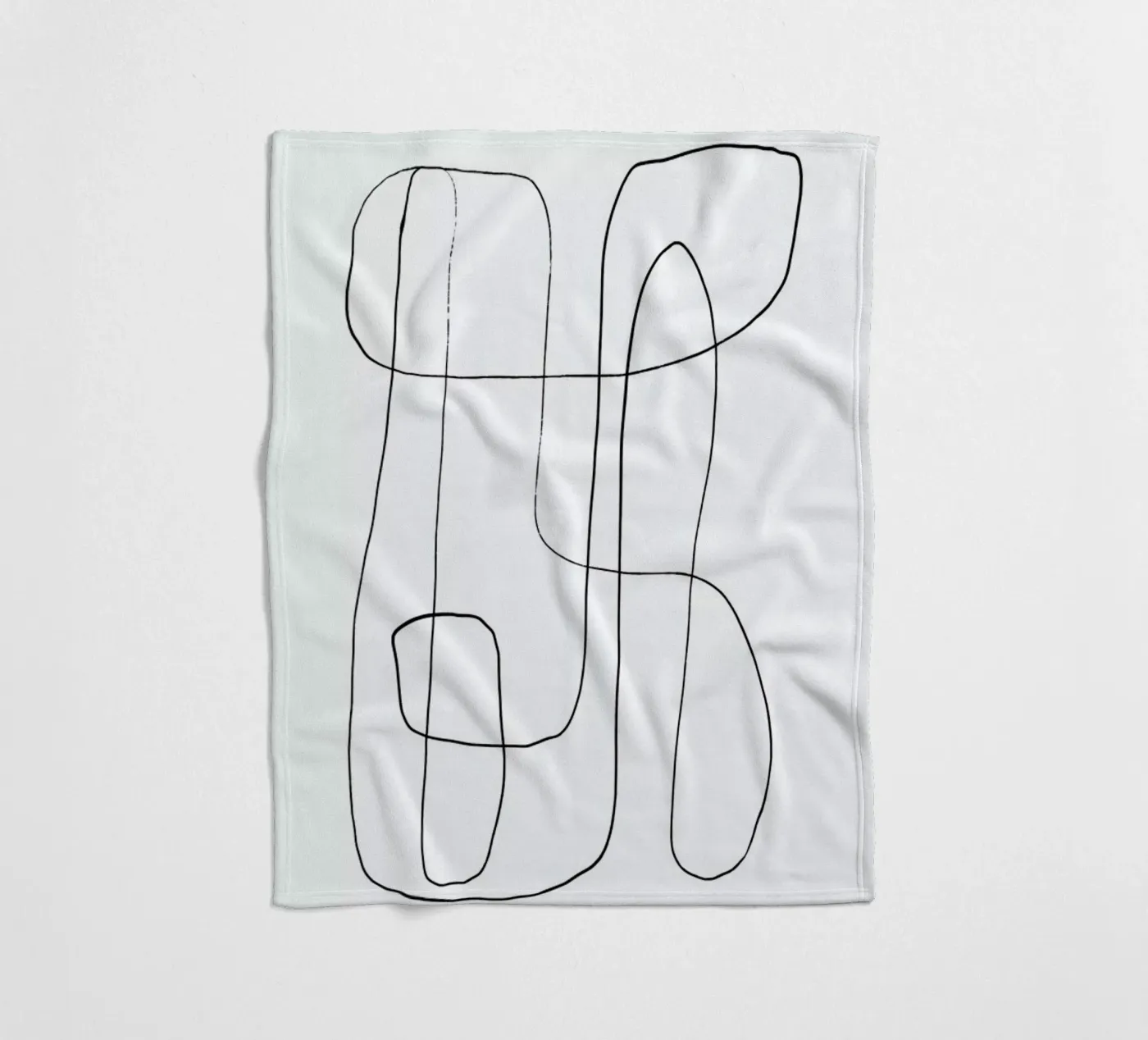 Traced Fleecedecke von Graphite