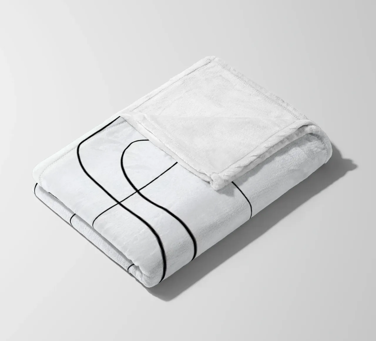 Traced Fleecedecke von Graphite