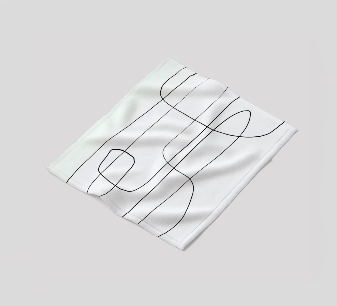 Traced Fleecedecke von Graphite