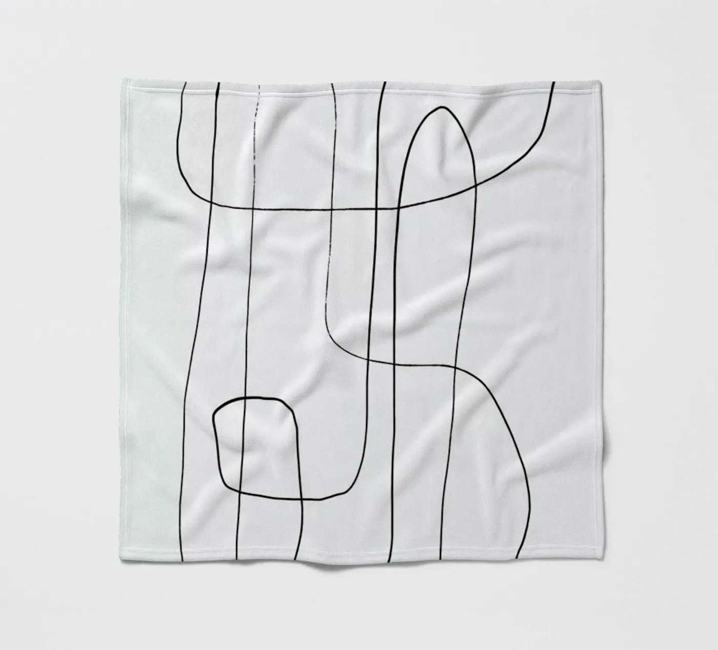 Traced Fleecedecke von Graphite