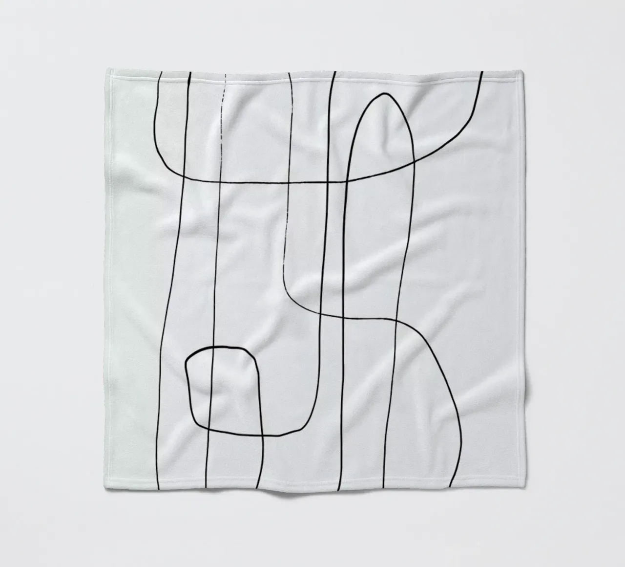 Traced Fleecedecke von Graphite