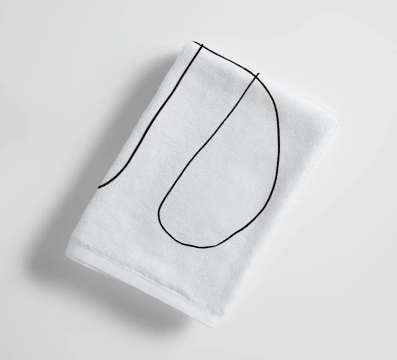 Traced asciugamano da bagno da Graphite