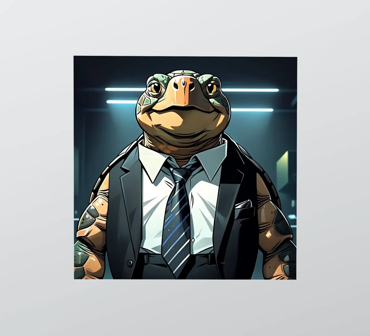 Turtle_style_C_1 sticker by Tierisch bunt by LK