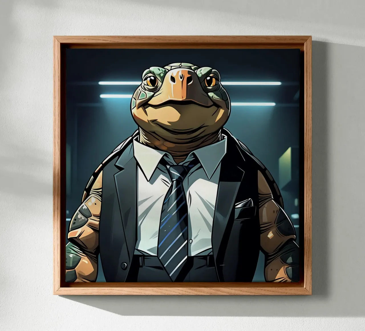 Turtle_style_C_1 canvas by Tierisch bunt by LK