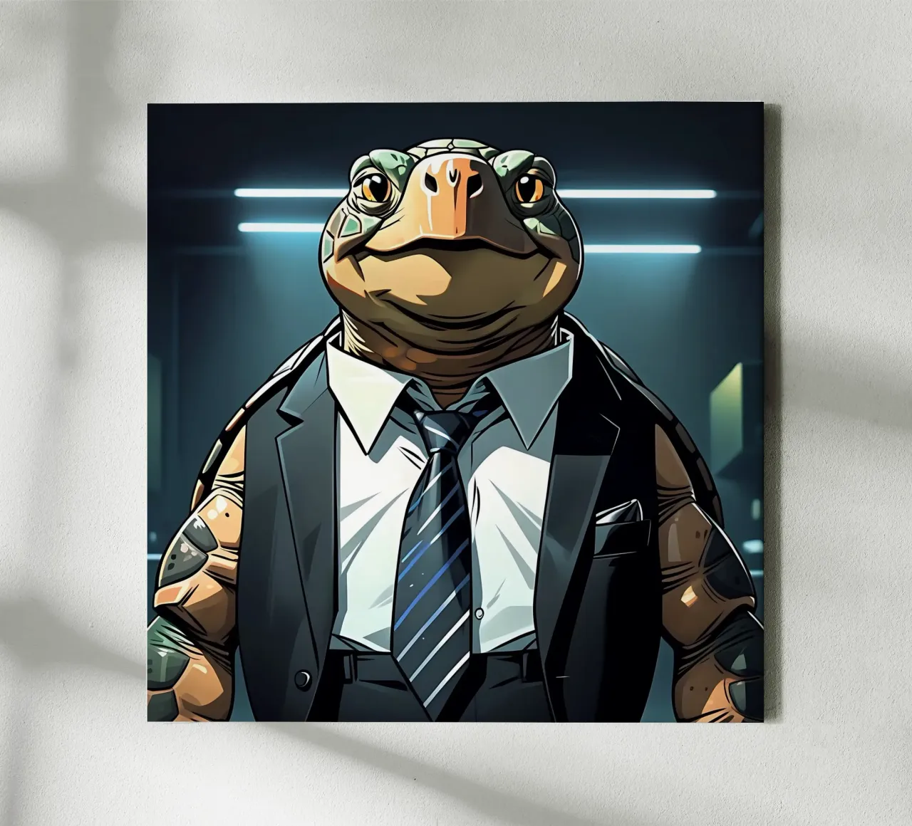 Turtle_style_C_1 canvas by Tierisch bunt by LK