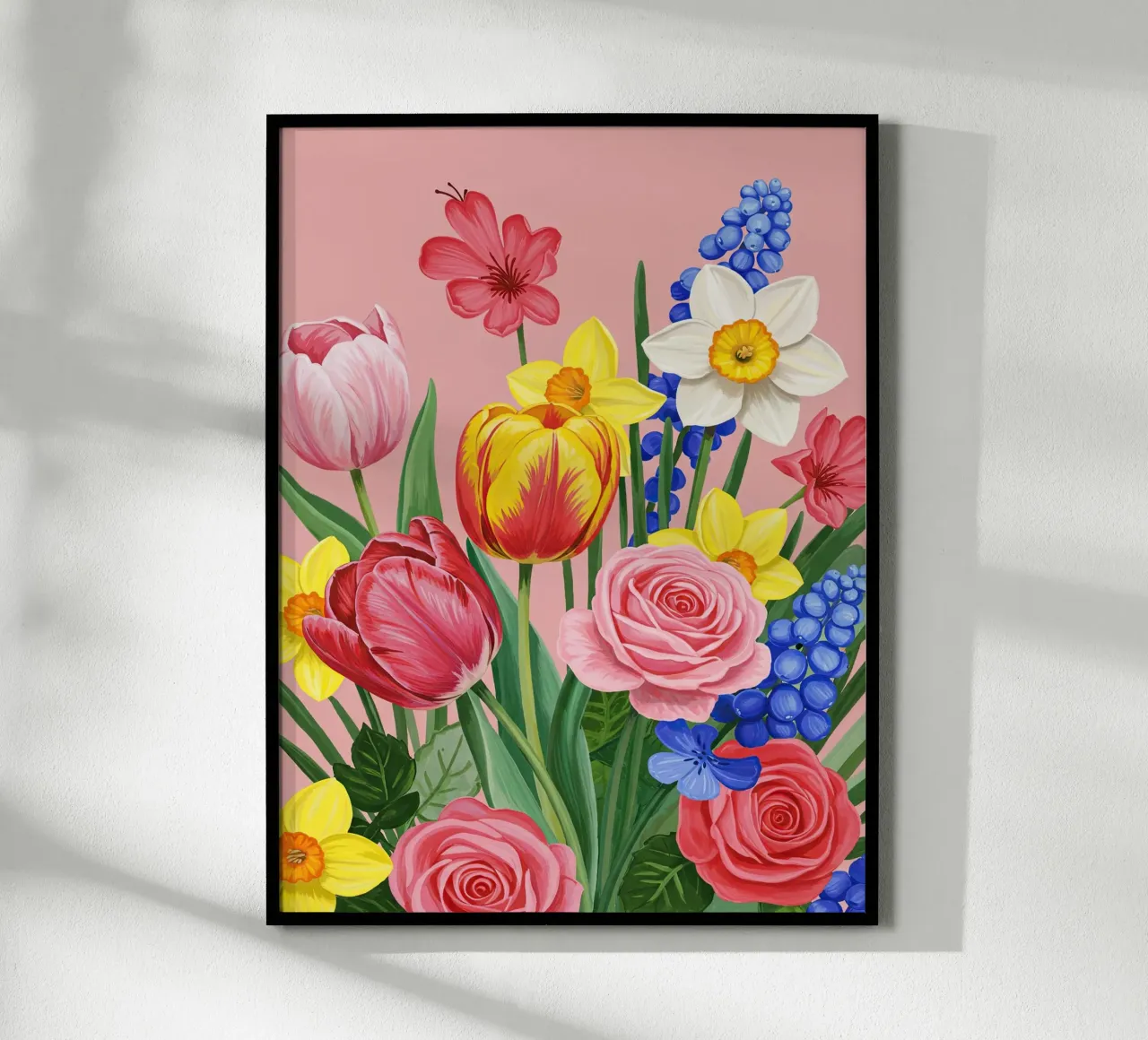 Fiori rosa poster da Art Center