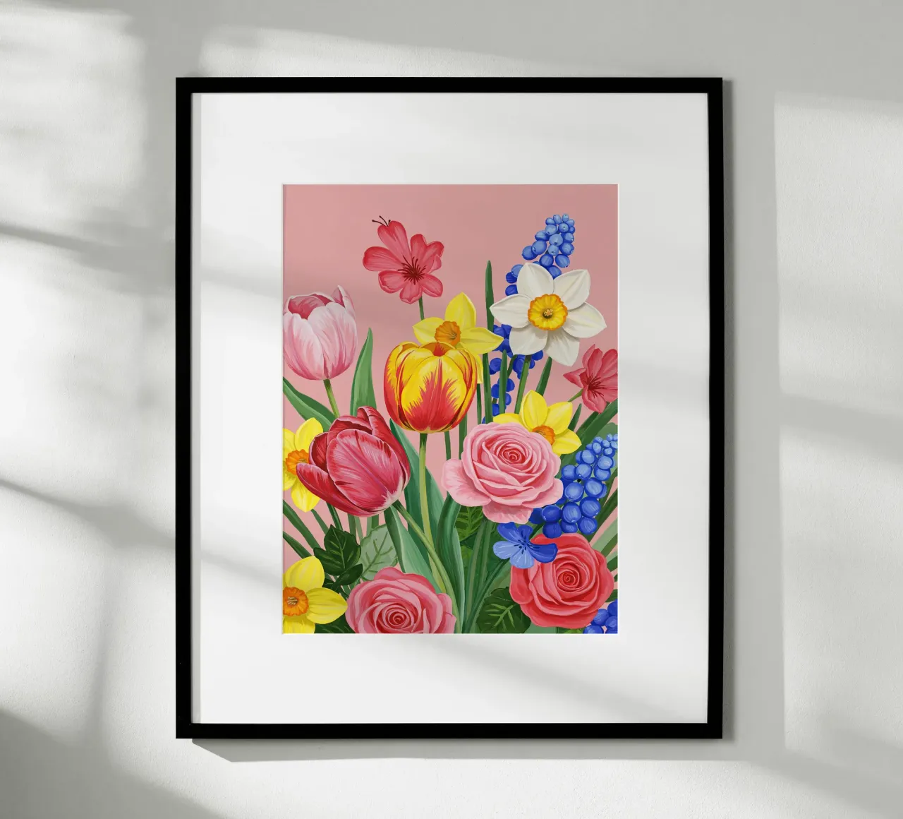 Fiori rosa poster da Art Center