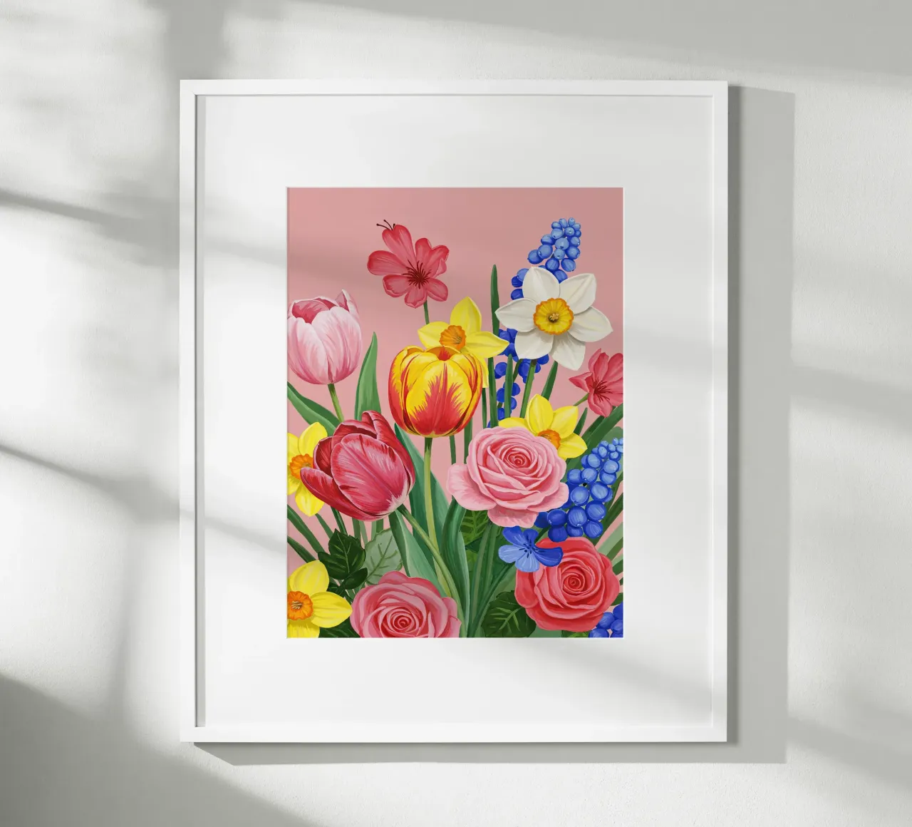 Fiori rosa poster da Art Center
