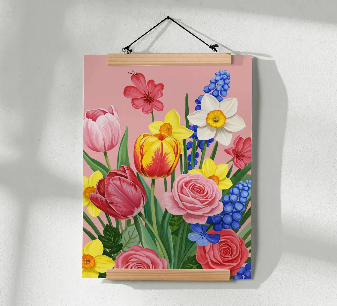 Fiori rosa poster da Art Center