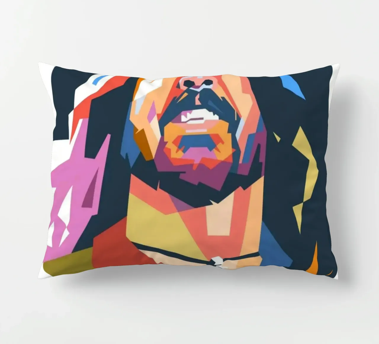 Ritratto pop art di Dave Grohl cuscino da Hantamrata