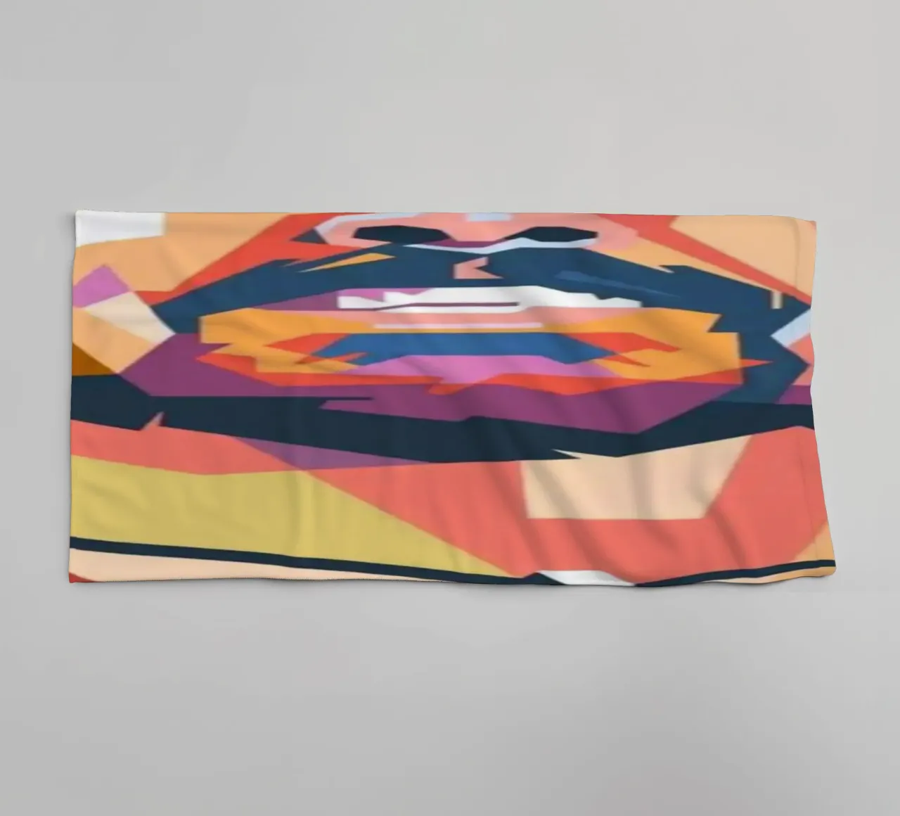 Dave Grohl pop art portrait towel by Hantamrata