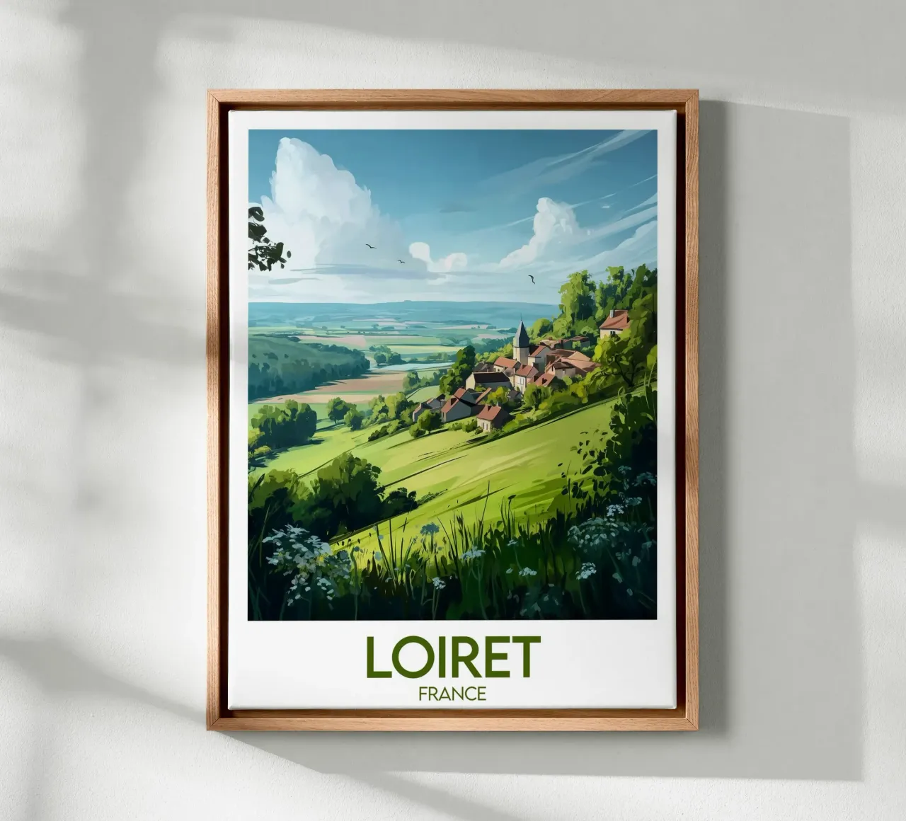 Poster Loiret tela da Frame the World