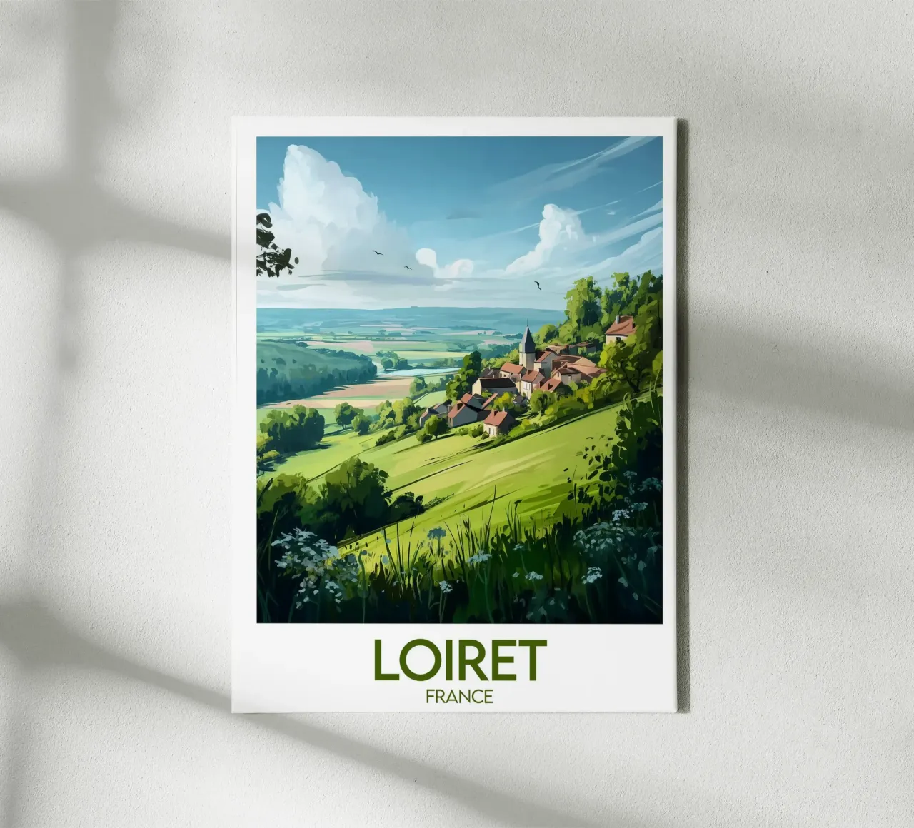 Poster Loiret tela da Frame the World