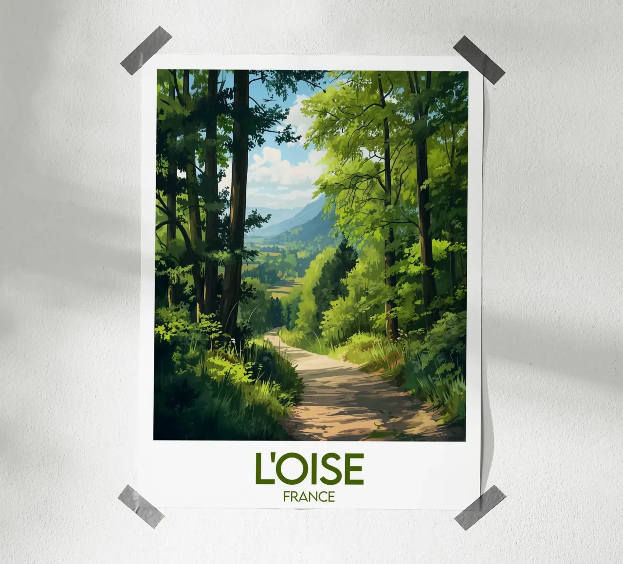 Poster L'Oise poster da Frame the World