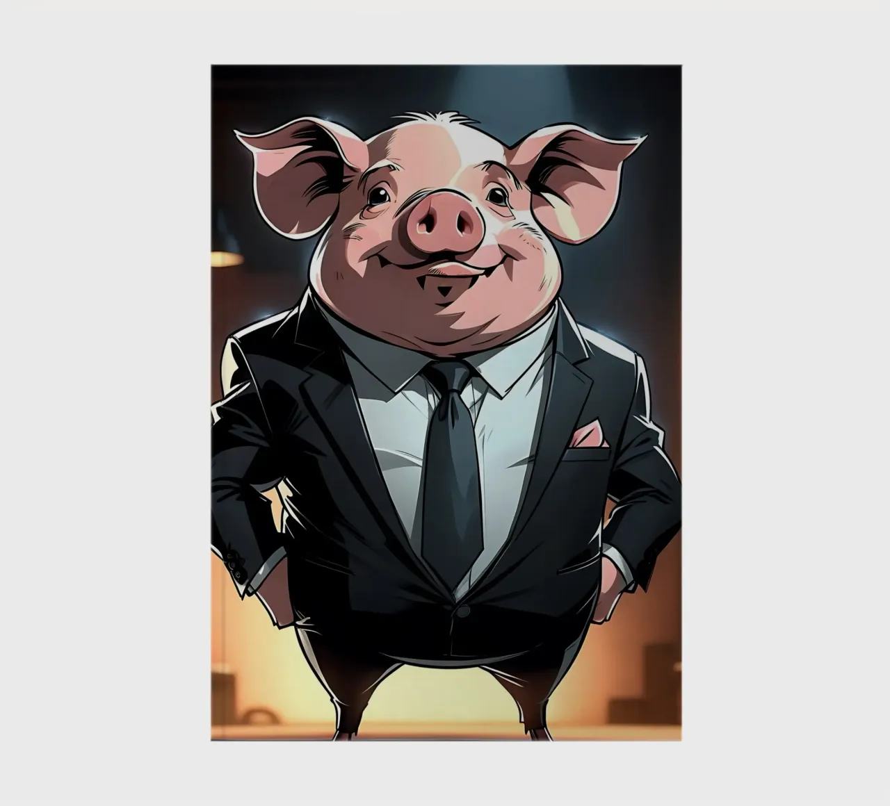 Pig_Style_C_1 notebook by Tierisch bunt by LK