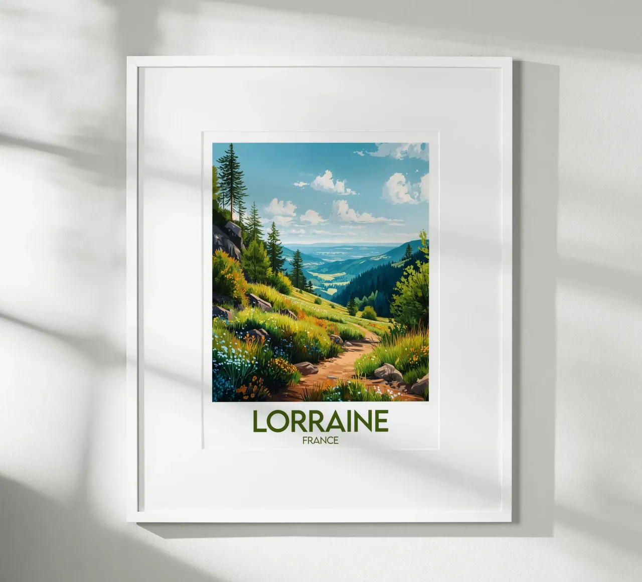 Poster di Lorena carta hahnemühle da Frame the World