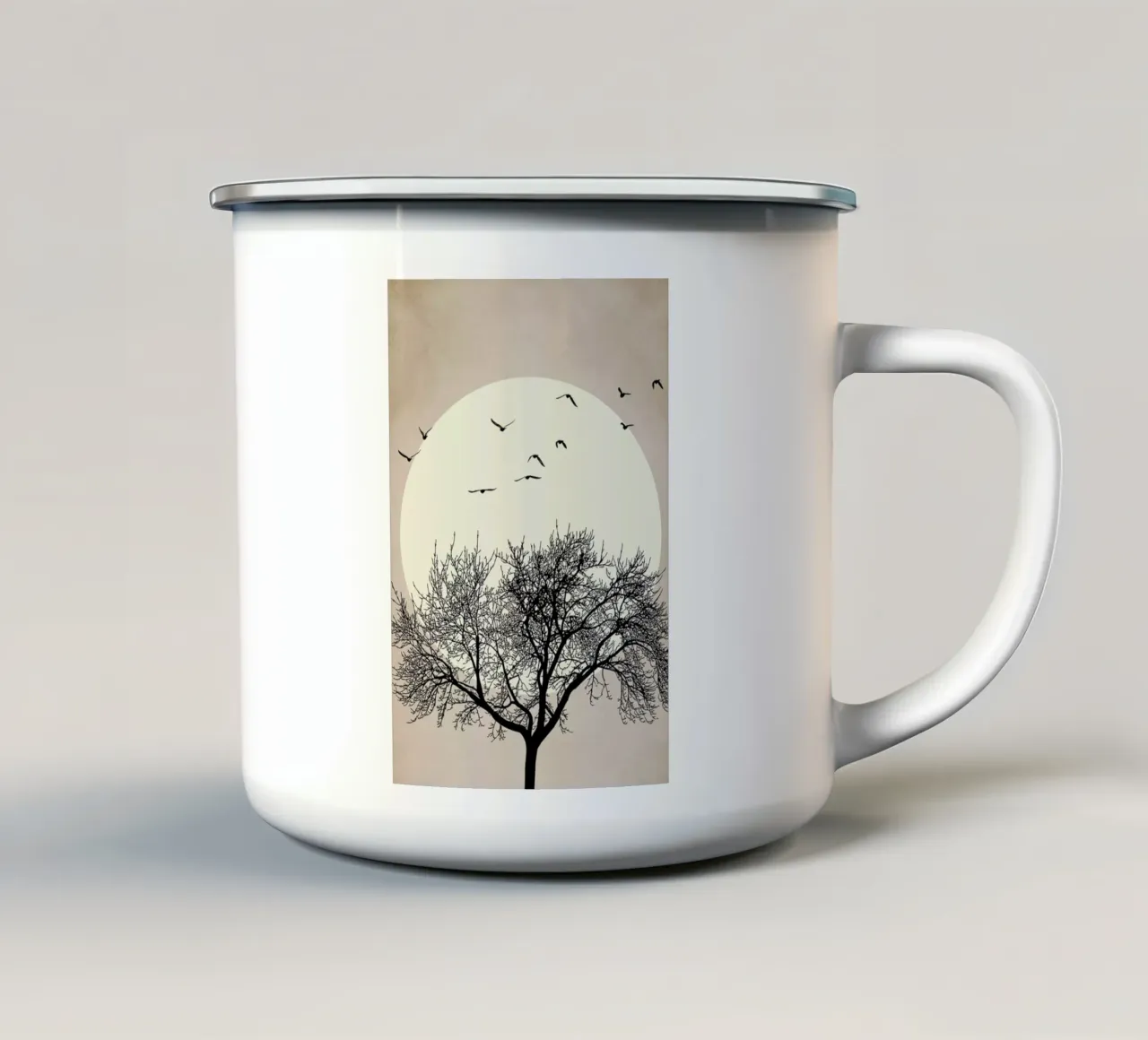 Dreamers Bright tazza in smalto da Kubistika