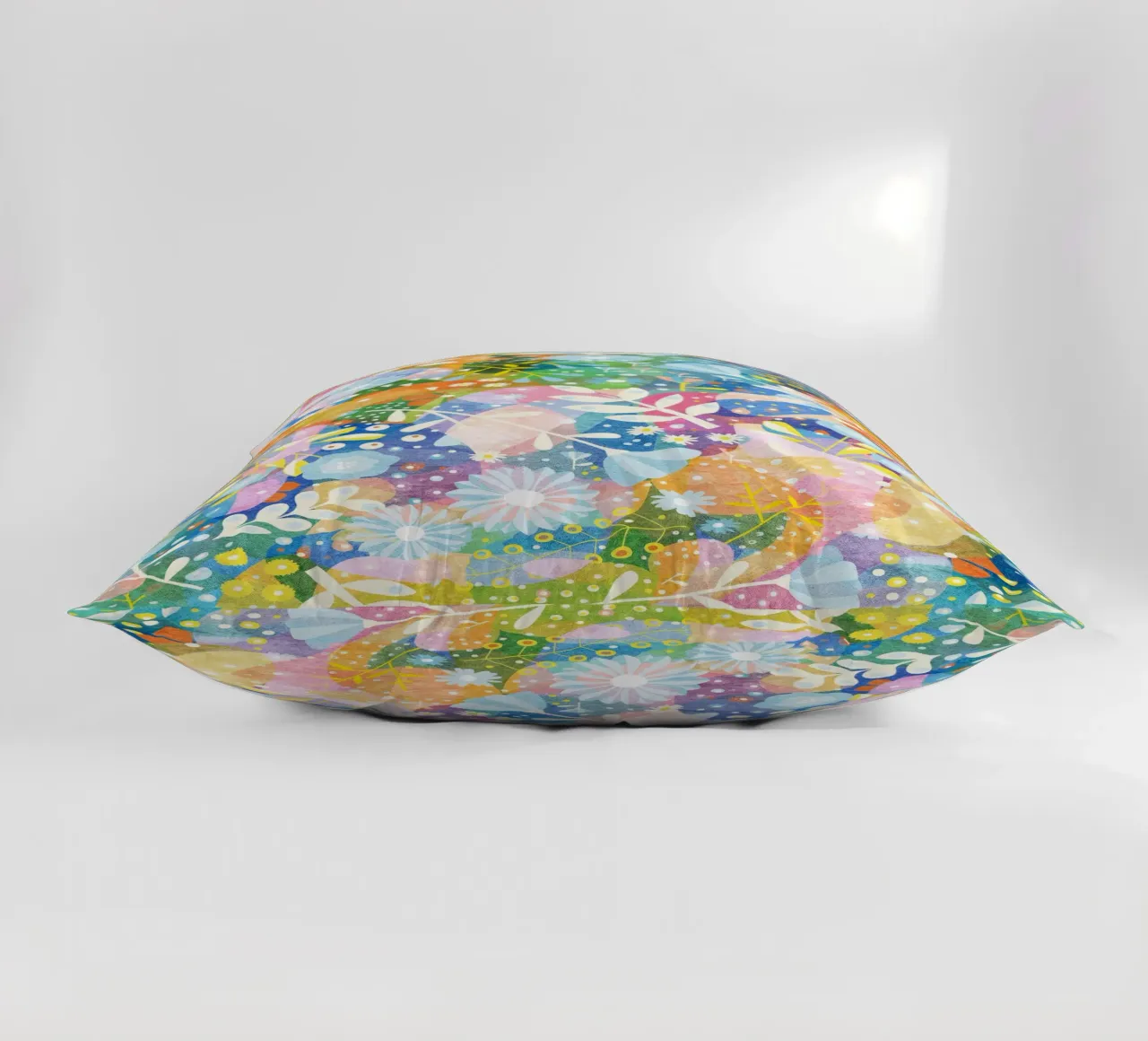 Spring Garden Abstract Pattern decorative cushion by lovely lines