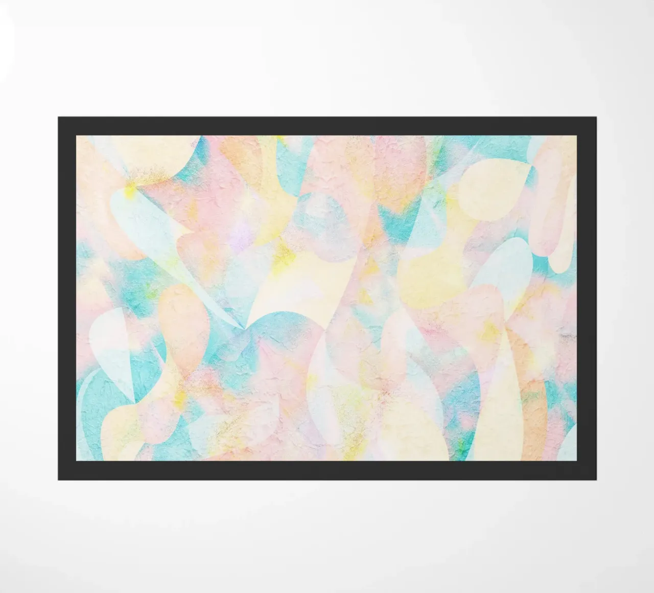 Dream Landscape Abstract Geometric doormat by lovely lines