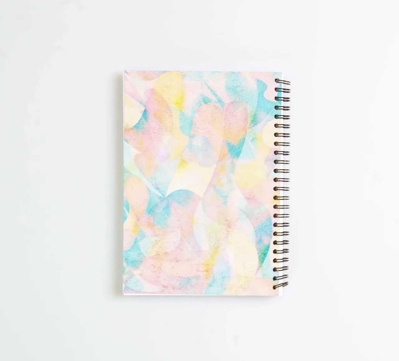 Droomlandschap Abstract Geometrisch notitieboek met spiraal van lovely lines