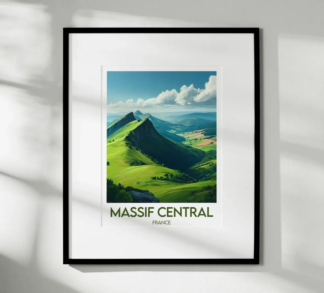 Affiche Massif Central poster da Frame the World