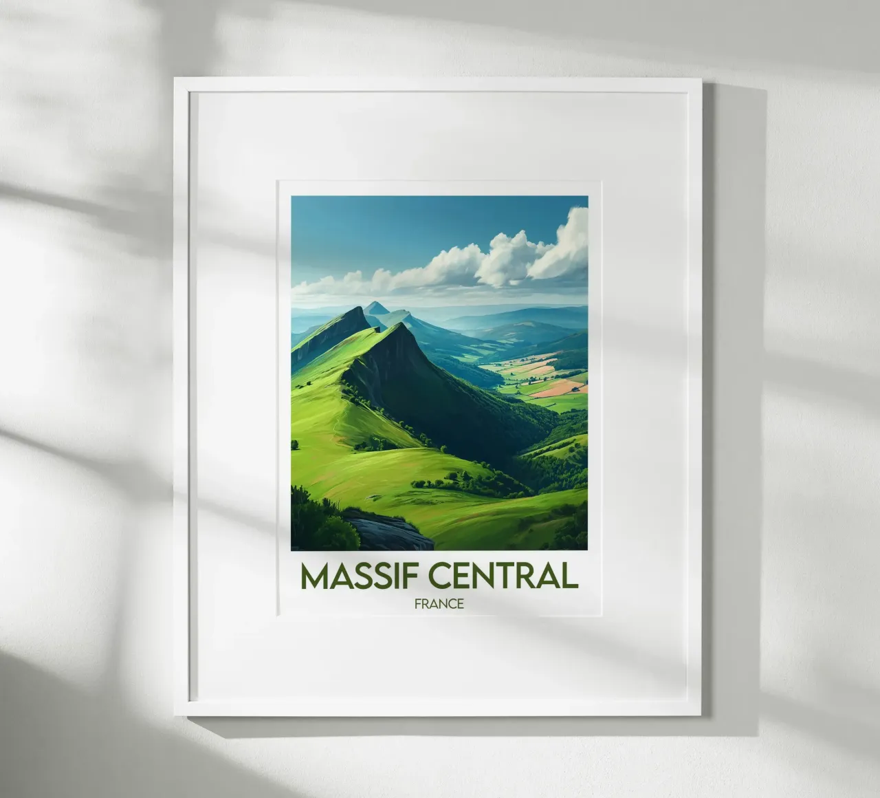 Affiche Massif Central poster da Frame the World