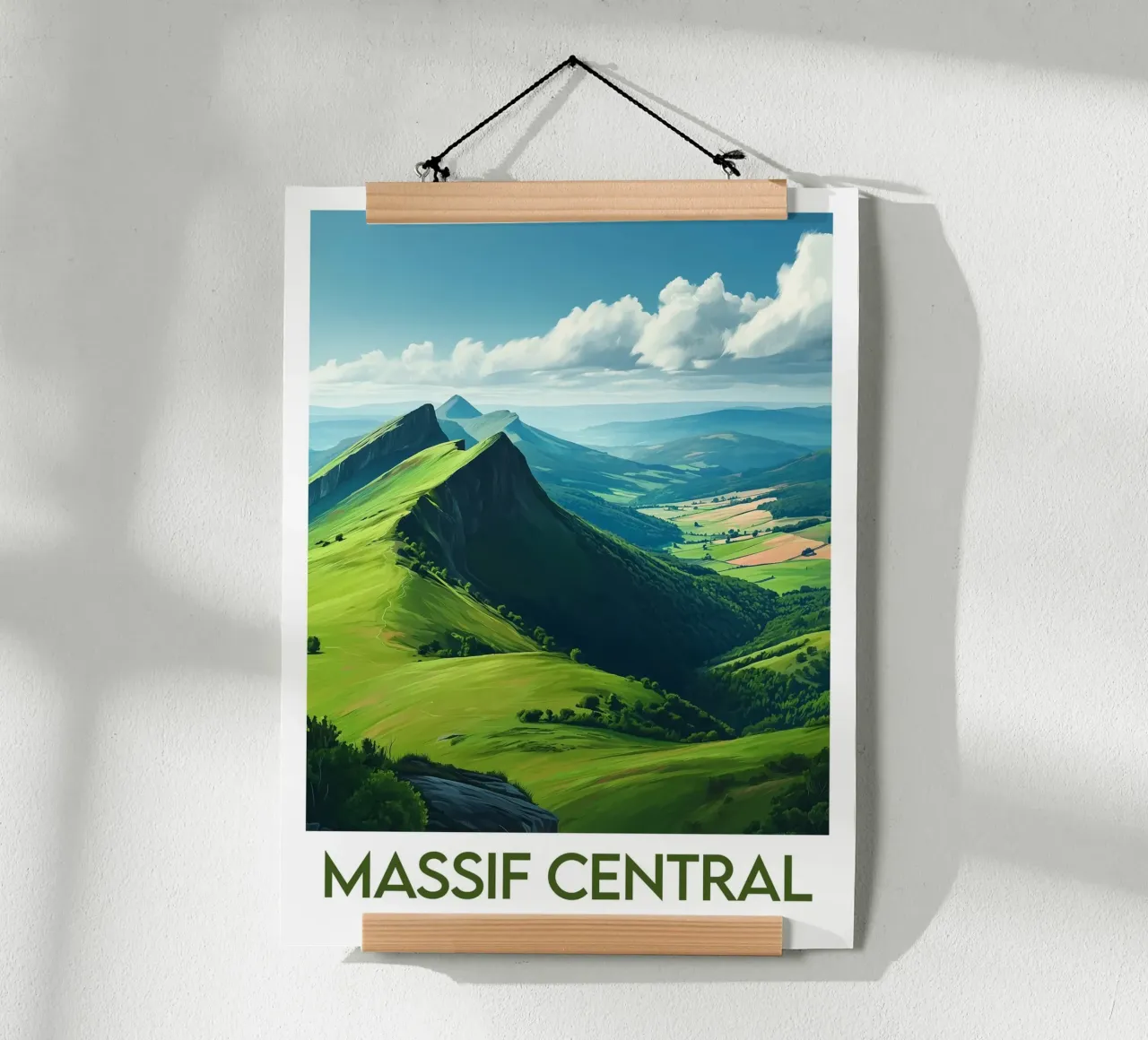 Affiche Massif Central poster da Frame the World