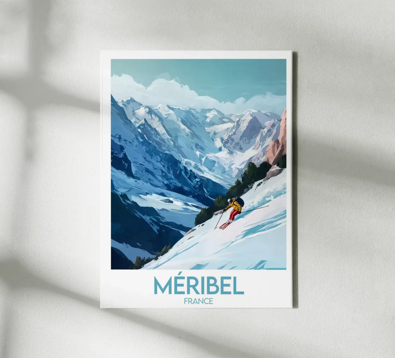 Méribel poster canvas by Frame the World