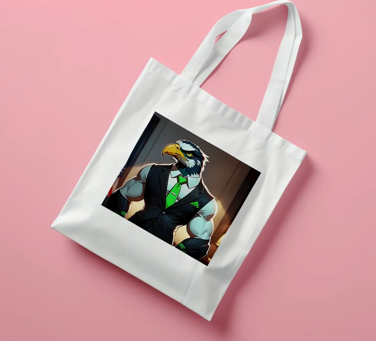 Seeadler_Stil_C_1 borsa in juta da Tierisch bunt by LK