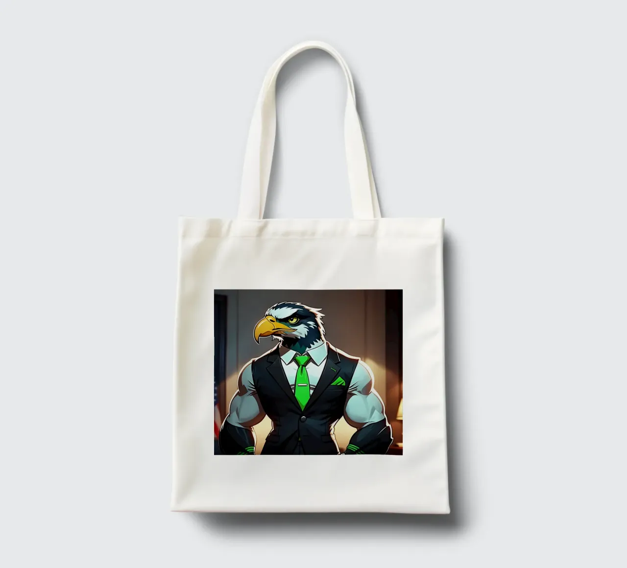 Seeadler_Stil_C_1 borsa in juta da Tierisch bunt by LK