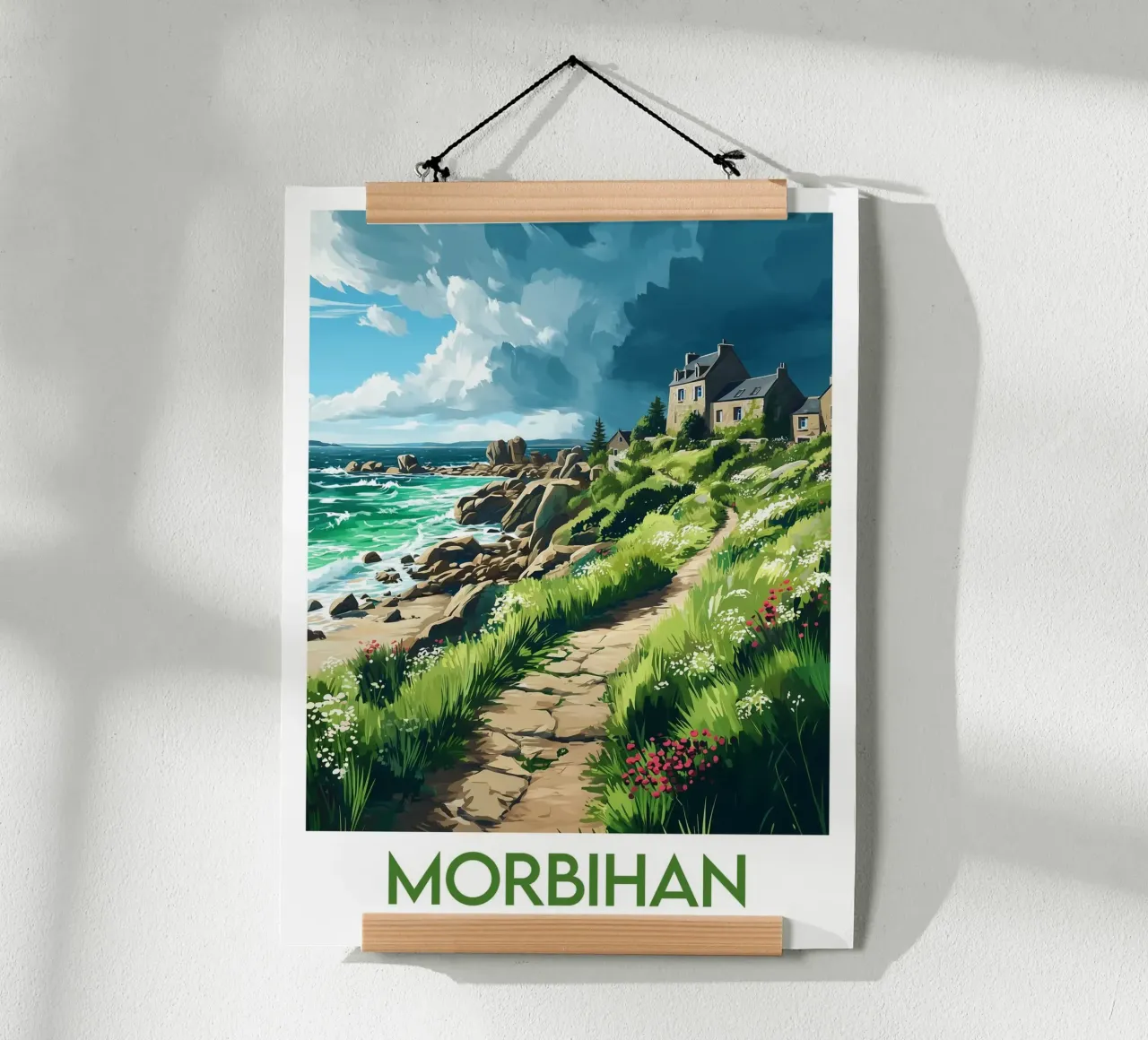 Affiche Morbihan carta hahnemühle da Frame the World