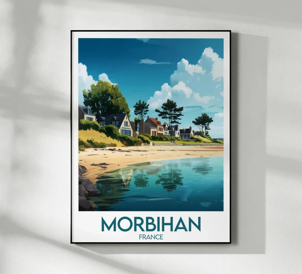 Affiche Morbihan plexiglass da Frame the World