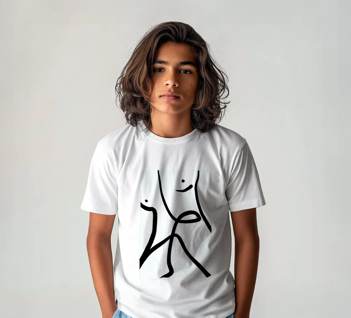 Aligned kinder t-shirt van Graphite