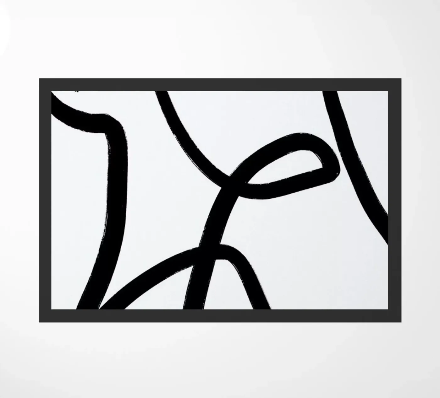 Aligned paillasson de Graphite