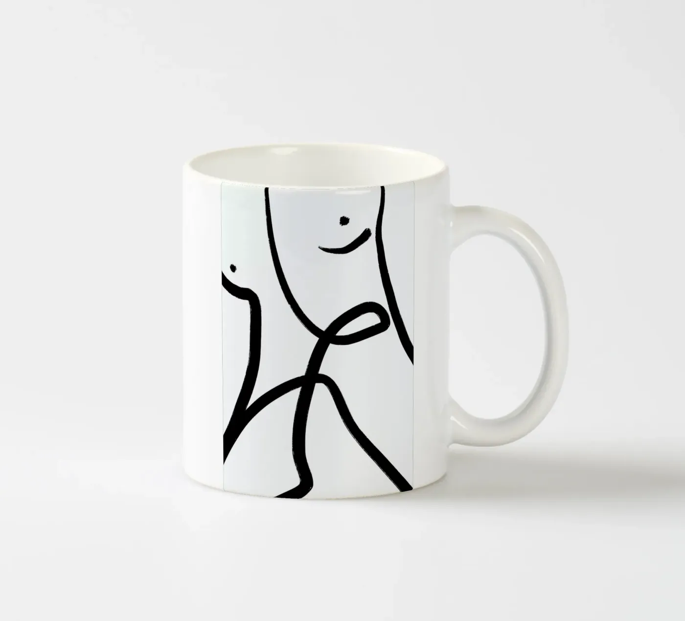 Aligned Keramik Tasse von Graphite