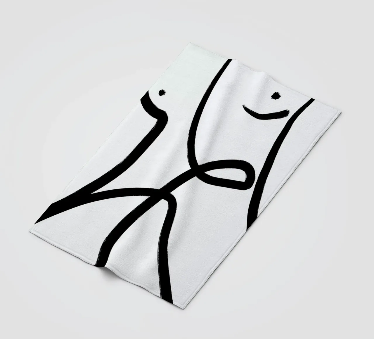 Aligned Fleecedecke von Graphite