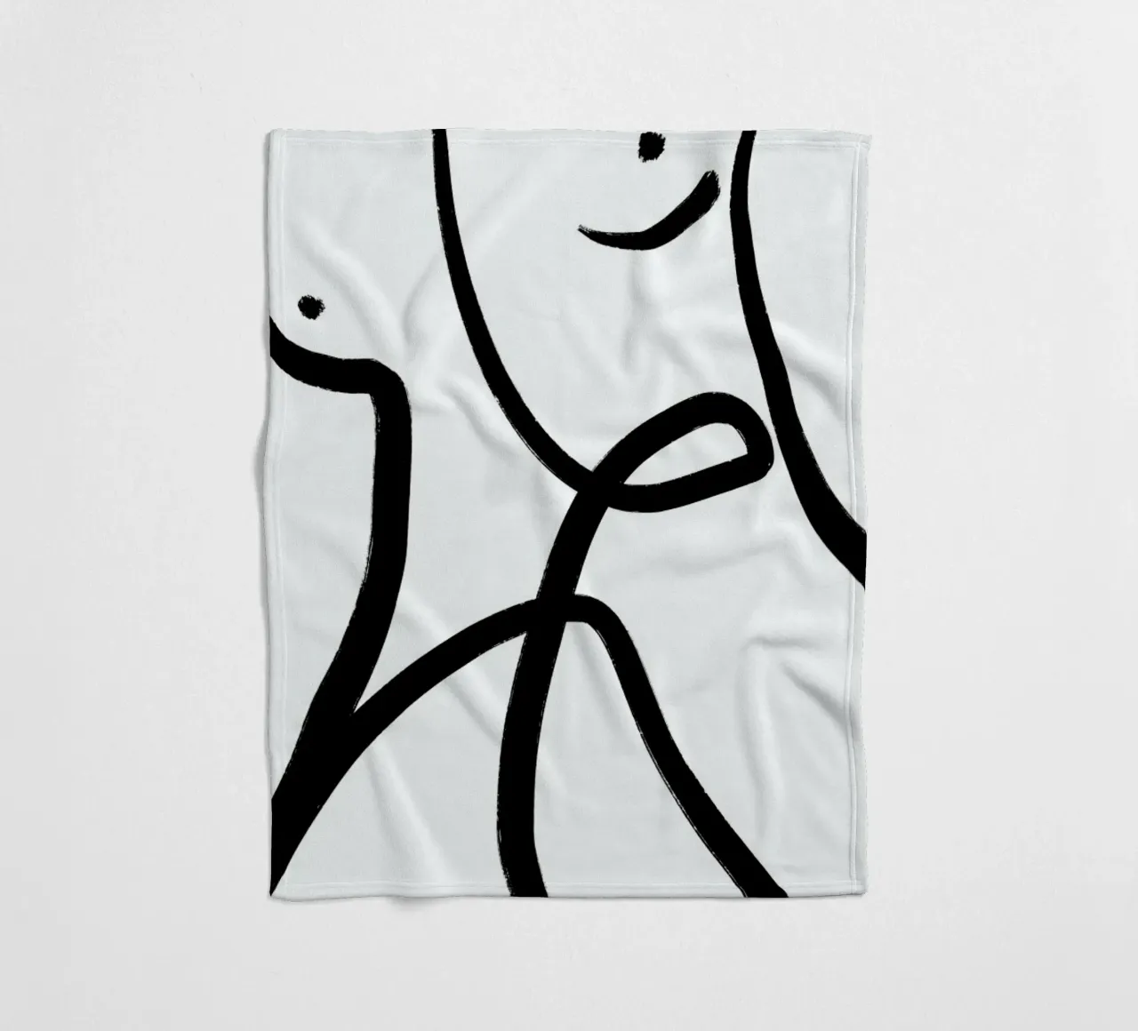 Aligned Fleecedecke von Graphite