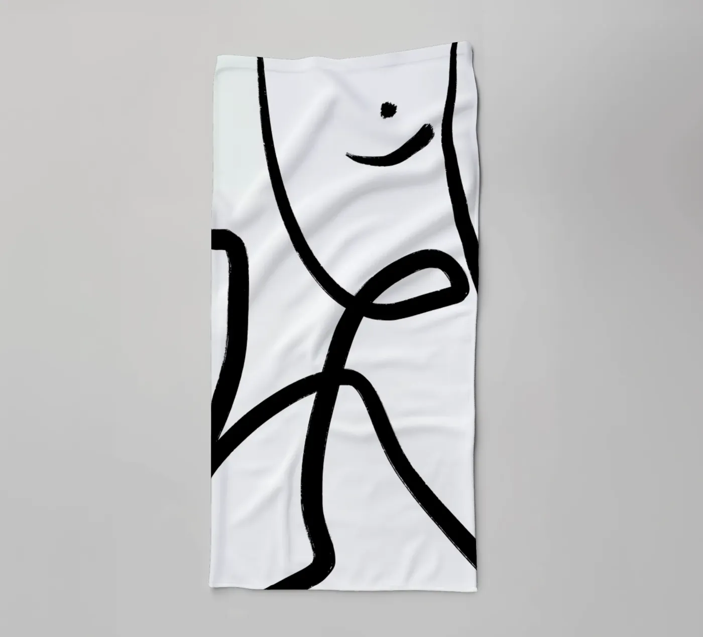 Aligned badhanddoek van Graphite