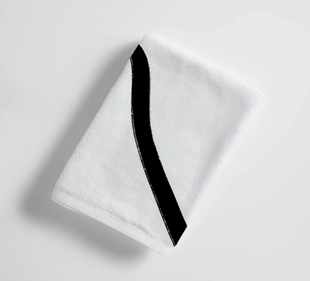 Aligned badhanddoek van Graphite