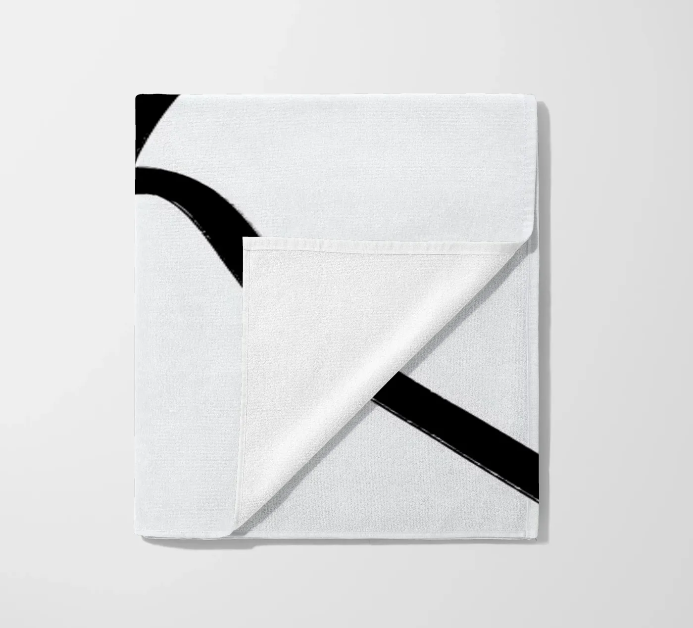 Aligned Strandtuch von Graphite