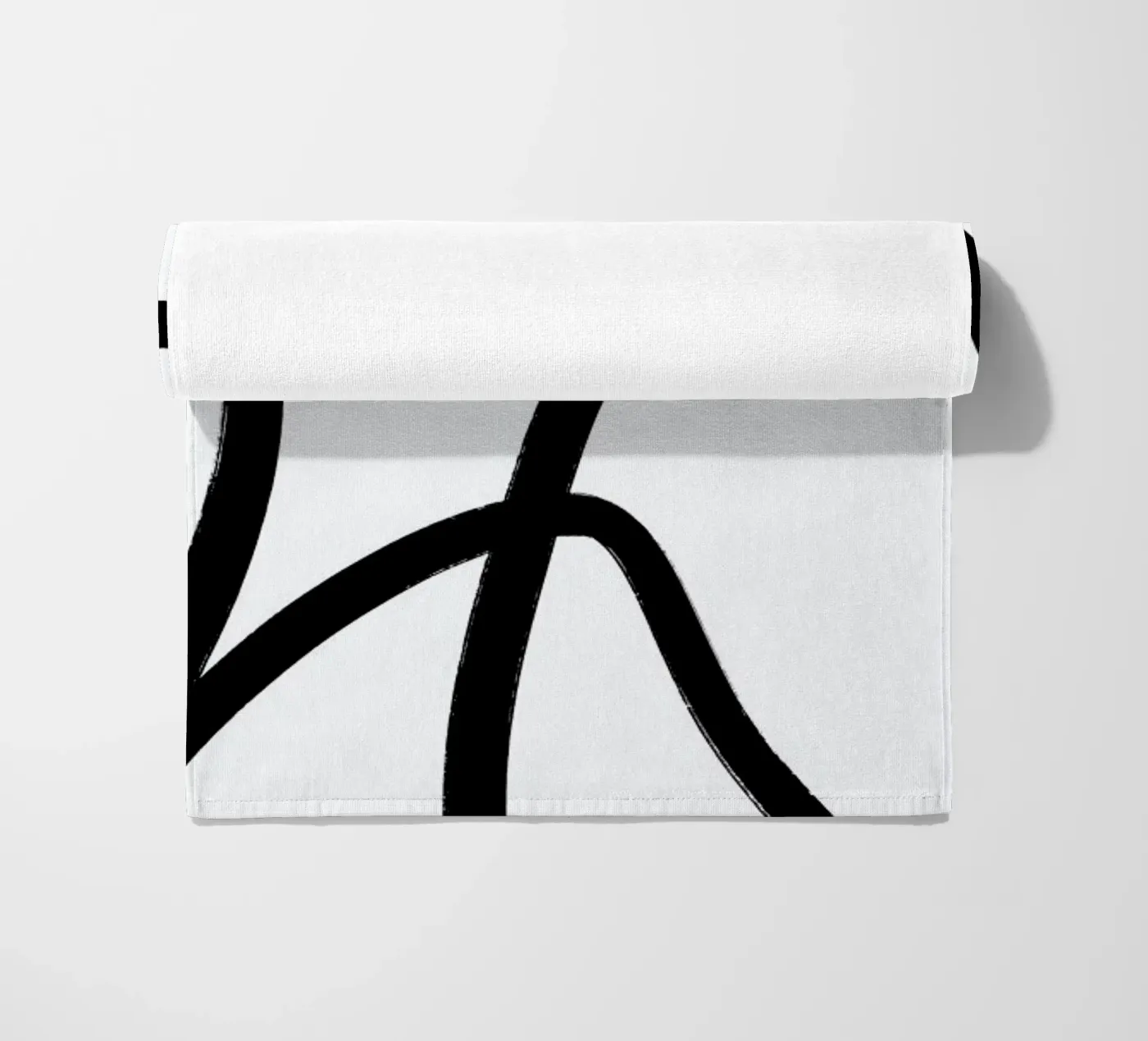 Aligned Strandtuch von Graphite