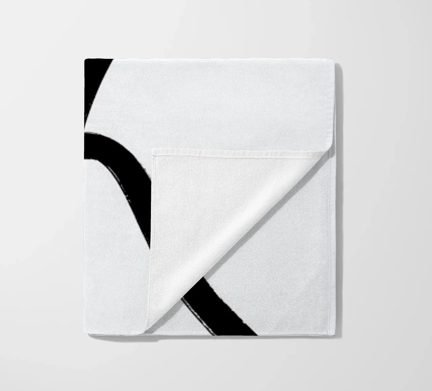 Aligned Strandtuch von Graphite